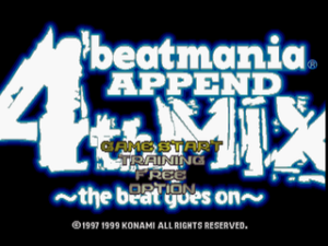 BeatMania Append 4th Mix ~the beat goes on~